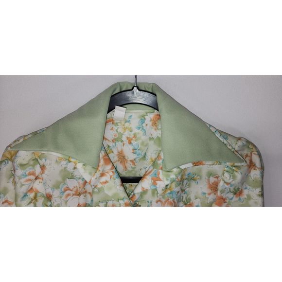 Vintage 60's or 70's Floral Button-up Dress Size 5 - Picture 5 of 6